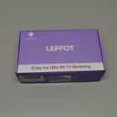 Android 14.0 TV Box 2025, LEFFOT RK3518 4K Ultra HD Streaming Device for TV, 2GB RAM 16GB ROM, Smart TV Box with Voice Remote, 2.4G & 5G WiFi 6, BT 5.4, USB 3.0, HDR10, Rockchip RK3518 Quad-Core A53