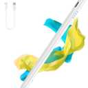 Android Stylus Pens for Touch Screens High Precision and Sensitivity Magnetic Type-C Tablet Stylus Compatible with Samsung/Huawei/Lenovo/Mi/Vivo and Other Android Smartphone and Tablet Device - White (White)