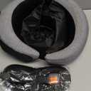 Travel Neck Pillows for Airplanes - 360 Ergonomic Memory Foam Travel Pillow - Relief Neck Pain with Breathable Support for Long Flights, Car, Train & Office Use - Adults & Kids (Light Gray)