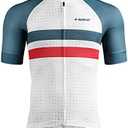 INBIKE Mens Cycling Jersey 3 Rear Pockets Moisture Wicking Short Sleeve Quick Dry Reflective Biking Shirts, Size L