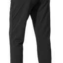 G Gradual Women's Pants with Deep Pockets 7/8 Stretch Ankle Sweatpants for Golf, Athletic, Lounge, Travel, Work (Black, XXL)