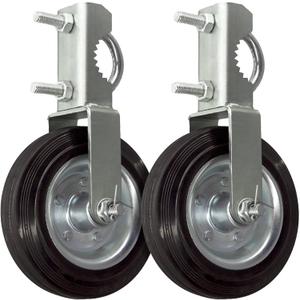 ForoGore 2 Pack Gate Wheel for Metal Swing Gate with 1-5/8" Thru 2" Gate Frames, Heavy Duty Fence Gate Wheel, Gate Helper Wheel Gate Support Wheel Gate Caster for Chain Link Fence