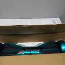 Starship Hoverboard with Bluetooth Speaker, Chrome Color Self Balancing Scooters with Science Fiction Design and 6.5 inch LED Wheels (Chrome Turquoise)