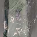 EWEADN V102 Wired Keyboard, 98 Keys Creamy Gaming Keyboard with Number Pad, Display Screen & Media Knob RGB Silent Wired Cute Computer Keyboard for Laptop PC Gamer - Green