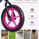 KRIDDO Toddler Balance Bike 2 Year Old, Colorful Lighting Kids Balance Bike for 2-5 Years Old, 12 Inch Balance Bicycle with Riding Buddy, Tool-Free, Adjustable Seat, Handlebar, Gift for 2-3 Girls Boys