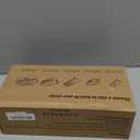 Flemoon Medium Outdoor Electrical Box (11.5x5.2x4 inch), IP54 Waterproof Extension Cord Cover w/6 Cable Entry Ports, Weatherproof Connection Box for Power Strip, Timer, Plug, Holiday Lights, Black