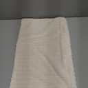 UGASA Velvet 12x20 Inch Lumbar Throw Pillow Cover, Both Sides Corduroy Striped, Soft Solid Decorative Rectangular Cushion Case for Couch/Bedroom/Car, 1 Piece, Cream