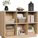 ChooChoo 6 Cube Storage Organizer, Wooden Bookcase with Storage, 43 Inch, 2-tier 6-cubes