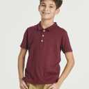 3 Pack Boys' Polo Shirts Short Sleeve Jersey Cotton School Uniform Golf | Available in Sizes 4-18, Dress Shirt, Collared, Church, Everyday Wear, Solid, Poli, Performance, Royal; Soft Cotton & Tagless (XL)