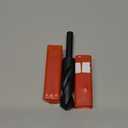 uxcell Reduced Shank Drill Bit 24mm Black Nitride Coated with 1/2 Inch Straight Shank, High Speed Steel HSS 9341 Twist Drill Bit for Stainless Steel Alloy Metal Plastic