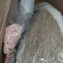 Qinyoung 10 Set Dried Pampas Grass Centerpiece for Wedding Baby Shower Party 10 Glass Flower Jars 10 Artificial Roses 80 Dried Pampas Grass with Rope for Rustic Bridal Farmhouse Decoration(Pink)