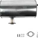 Stainless Steel Exhaust System Kit compatible with Toyota Sienna 2004-2006 3.3L, Resonator Pipe, Muffler, Tailpipe, FWD Only, Gasket and Clamps Included