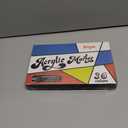 alchilalart Acrylic Paint Markers, 24 Color Fine Tip Permanent Acrylic Paint Pens For Rock Painting, Canvas, Wood, Glass, Ceramic, Fabric, Plastic, Egg, Scrapbook, Art Painting Supplies Kit