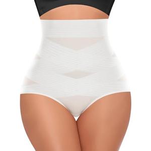 Tummy Control Shapewear Panties for Women High Waisted Body Shaper Slimming Shapewear Underwear Girdle Panty, Medium
