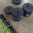 Weights Dumbbell Set Two Handles,, 4.5Lb x 4 PCs, 5.5Lb x 4 PCs, 2.5 Lb x1 PC and 2 Lb x 1 Pc