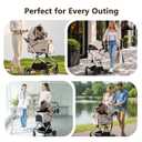 Beberoad Dog T4 Max Stroller for Small Medium Pets One-Click Folding