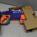 Nerf HyperFire Motorized Elite Blaster, 25-Dart Drum, Fires Up to 5 Darts Per Second, Includes 25 Official Elite Darts), Large