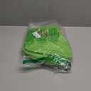 18 Inches Personalized Christmas Stockings with Initial Letter Green Knitted Stocking Holiday Party Decoration Home Family Hanging Ornament 3 Pack