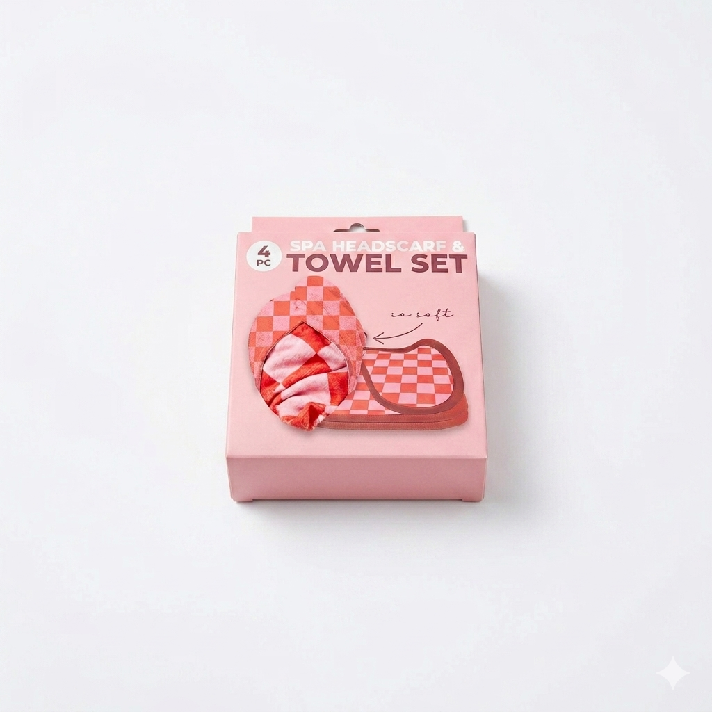 Spa Headscarf Towel Set