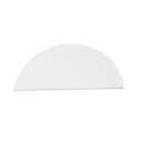 KastLite Clear Semicircle Plexi Glass Acrylic Sheet | 1/8" Thick Cut to Size Plexiglass Acrylic Blanks with Custom Base Length for Place Cards, Invitations, Picture Frames, Ornaments & DIY Crafts