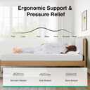 Novilla 6 Inch Full Size Mattress, Full Memory Foam Mattress with Cooling Foam & Breathable Comfort Layer,Pressure Relief Mattresses in a Box for Cool Touch & Support