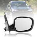 DanVard Passenger Side View Mirror Assembly Compatible with BMW X3 2011-2014, Black Right Rear View Mirror Without Camera, w/Electric Foldable Heated Power Glass