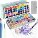Watercolor Paint Set, 100 Color Beginners Watercolor Painting Tools Macaron,Suitable For the Artist Watercolor Set to Meet the Creative Needs of Children, Adults and Beginners