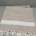 Oversized Turkish Beach Towel Blanket XXL Cotton Sandproof Towels Boho Woven Extra Large Big Sand Free Giant Throw Thick Blankets Huge Quilt XL Picnic Camping Necessities Cloud For Adult Gifts Beige
