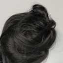 NOVFLKW Black Long Straight Layered Wig with Bangs for Women 26 inch Put on Go Realistic Synthetic Heat Resistant Natural Wig for Girls Party Cosplay and Daily Use