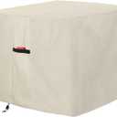 Porch Shield Waterproof AC Covers  Heavy Duty Square Air Conditioner Cover for Outside Unit Up to 30''L x 30'' x 32'', Tan