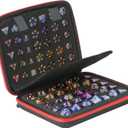 Bavel DND Dice Case with Detachable Dice Sponge and Tray, D6 D20 Set Case for Dungeons and Dragons RPG, MTG, Table Games