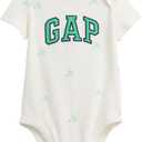 GAP baby-boys Short Sleeve Logo Bodysuit (0-3 Months, High Rise 15-4101 Tcx)