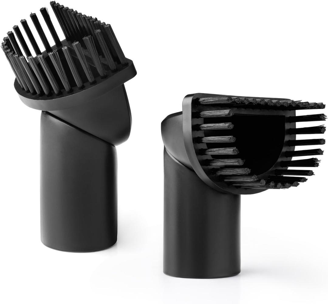 Shop-Vac 1-1/4 Swivel Brush, 2 Pack - Perfect for Flexible Cleaning of Car Interiors, Carpets, and Sofas