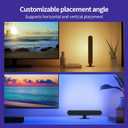 BASON LIGHTING Smart Light Bars, RGB-ICW Smart Led Lights with Music Sync, Bluetooth RGB Desk Light, Gaming Lights for PC, TV, Mood Lighting, USB Powered for Room Decoration.