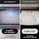 GE Profile Opal 2.0 with 0.75 Gallon Tank, Chewable Crunchable Countertop Nugget Ice Maker, Scoop included, 38 lbs in 24 hours, Pellet Ice Machine with WiFi & Smart Connected, Stainless Steel