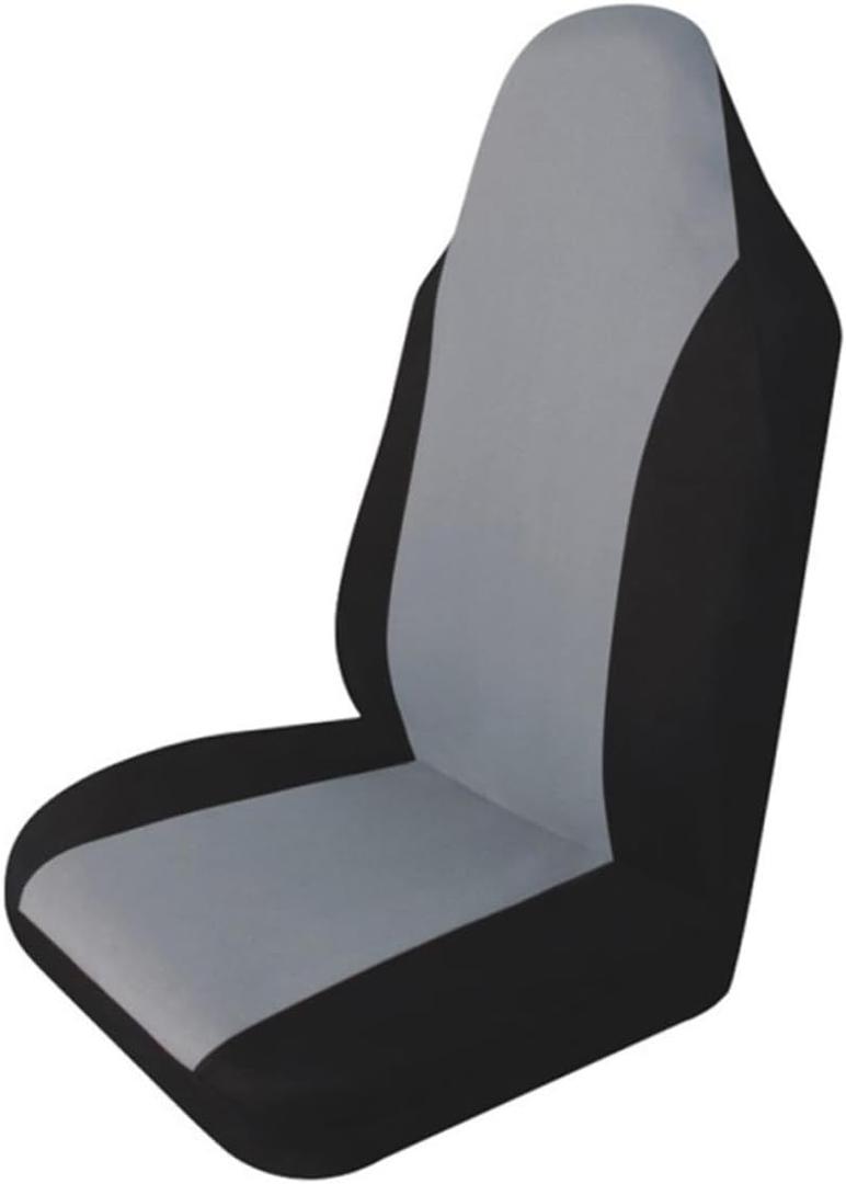 Yardwe Car Seat Cover Gray Single Protector for Front Seats Breathable Material Washable and Reusable Fits Cars Trucks SUVs Easy Installation with Snug Fit