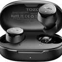TOZO Wireless Earbuds Build in Mic Clear Calls Ergonomic Light Weight Bluetooth 5.3 in Ear Headphones Waterproof Premium Stereo Sound Ear Buds 30H Playtime with 32 EQs via APP