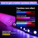 Muzata 10Pack 6.6FT Wide Spotless V-Shape LED Channel Milky Diffuser V101