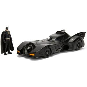 Jada Toys 1:24 1989 Batmobile Die-cast Car with 2.75" Batman Figure, Toys for Kids and Adults