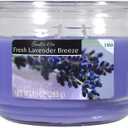 Fortune Products Candle-Lite Fresh Lavender Breeze Jar Candle [Set of 4]