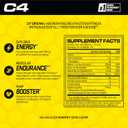 C4 Original Pre-Workout Powder For Endurance, Focus & Performance with 150mg Caffeine, Beta-Alanine, Creatine, Zero Sugar, 30 Servings, Icy Blue Razz (EXP 06/01/26)