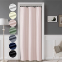 OVZME Berry Stall Fabric Shower Curtain 36 x 72 Inch - Soft & Waffle Small Pink Shower Curtain for Bathroom with Texture for Narrow Stall Size, Machine Washable Water Resistance, Hotel Style, Pink