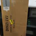 DINZI LVJ Shoe Bench, Entryway Storage Bench with Doors, Cushion, 2-Tier Shoe Rack with 6-Cubby, 39.4L x 13.8W Shoe Organizer Cabinet, Adjustable Shelf, Living Room, Bedroom, Natural with Rattan