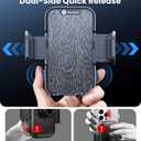 VICSEED 2026 Upgraded Car Phone Mount [98+LBS Strongest Suction] 360 Adjustable Phone Holders for Your Car Dashboard Windshield Vent, Universal for iPhone & Android Large Phones