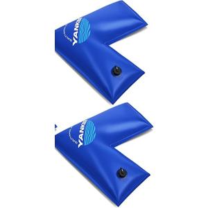 Pool Weights - Corner Water Tubes, Water Bags for Rect In-Ground Covers 2 Pack