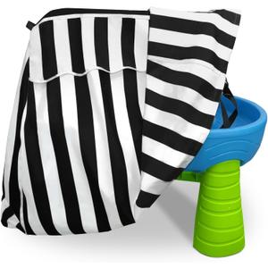 AKEfit Kids Water Table Cover Fits Rain Showers Splash Pond Water Table for Toddlers, Waterproof Dustproof Outdoor Toys Cover, Black White