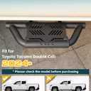 TRUMGETA 2PCS EZ Side Steps Fit for 2024 2025 2026 Toyota Tacoma Double Cab/Xtra Cab Front Doors Running Boards 350 LBS