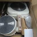 CAROTE Pots and Pans Set Nonstick, Cookware Set Induction Kitchen Cooking Set 26cs w/Frying Pans & Saucepans& Grill Pan, 26 Piece