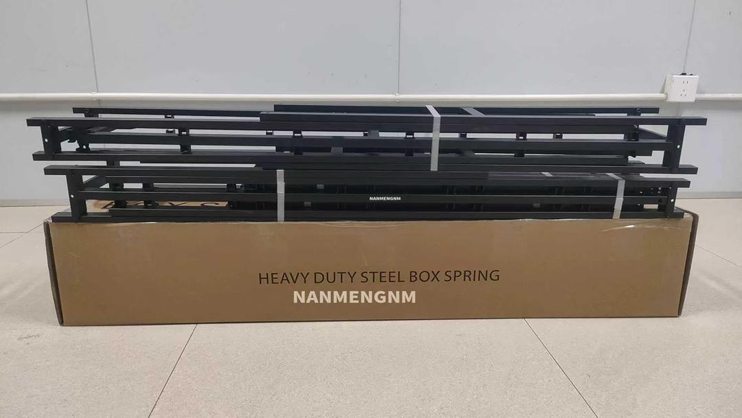 NANMENGNM Box Spring Queen 5 inch only Low Profile Heavy Duty Metal Mattress Foundation Max Weight Capacity Strong Steel Structure Quiet Simple Assembly Extra-Strong Support