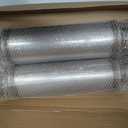 LCGP 2.5" Exhaust Mufflers, 2.5'' Inlet & Outlet Universal Muffler, 20'' Overall Length Stainless Steel Resonator Straight Through Design Exhaust Tip(2.5" Intet 2.5" Outlet, 2 Pack)